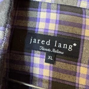 Mens XL Jared Lang flannel shirt